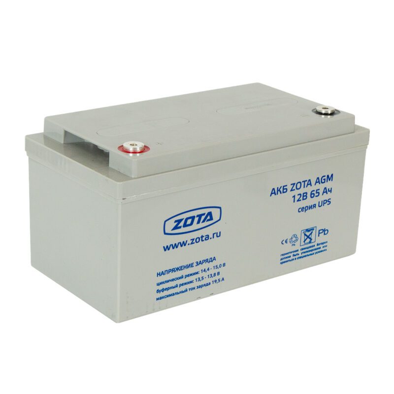Батарея аккумуляторная Zota AGM 65-12 AB3481100065