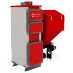 Котел Heiztechnik Q Eco Duo 25 кВт (контроллер, реторта, вн колосн, бункер, вентилятор, инструменты) QED025-0.2BM0U-R-odp0