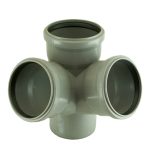 Крестовина двухплоскостная 110х110х110/67° внутренняя PP