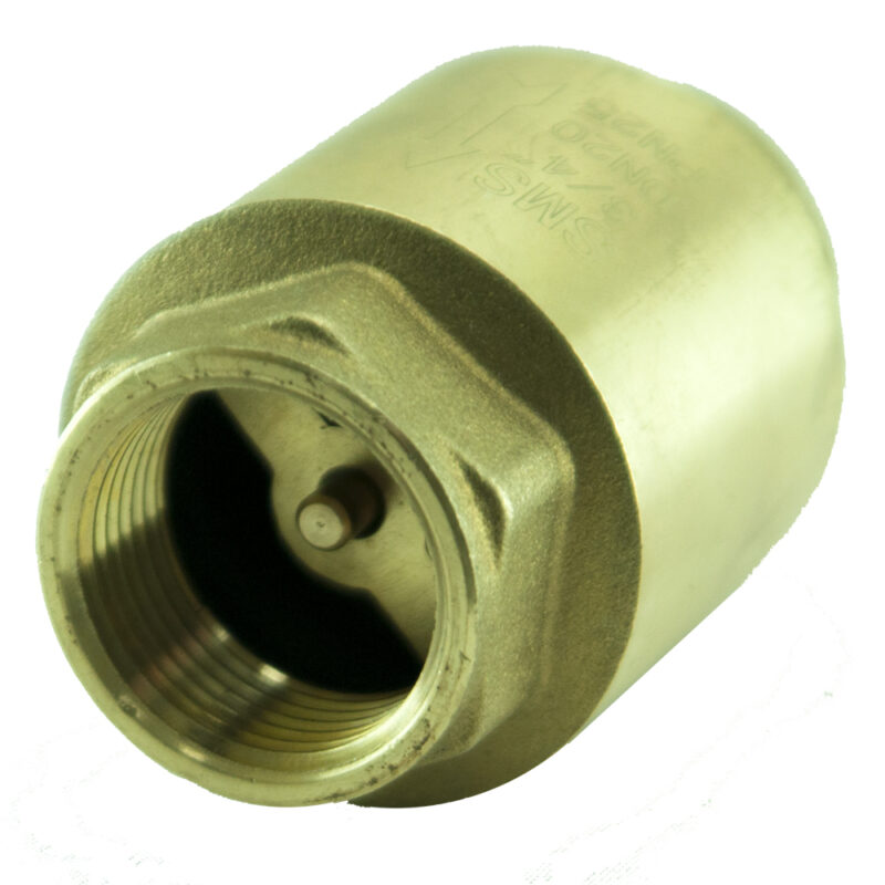 Клапан обратный 3/4" с латунным штоком