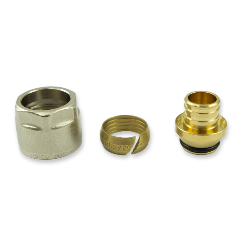 Фитинг компрессионный 20х2,0х3/4 STOUT SFC-0020-002020