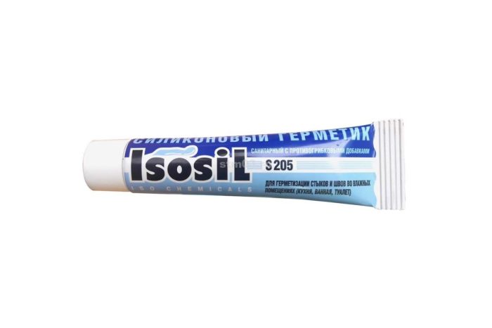 Герметик Isosil S205 силиконовый санитарный 40мл прозрачный