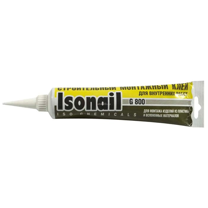 Клей IsoNail G800 жидкие гвозди нейтральный 115мл