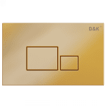 Кнопка управления для инсталляции D&K Quadro DB1519003 Золото матовое