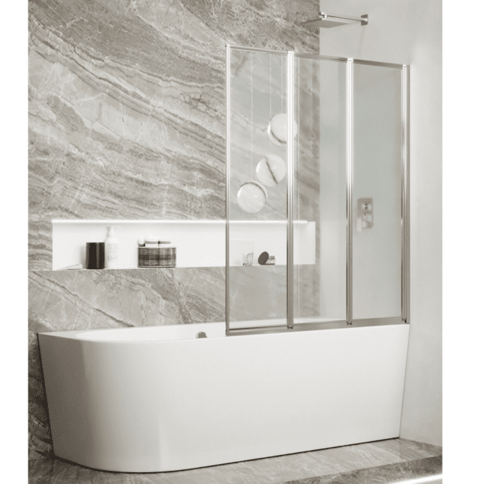 Штора на ванну стеклянная AMBASSADOR Bath Screens 90x140 16041113
