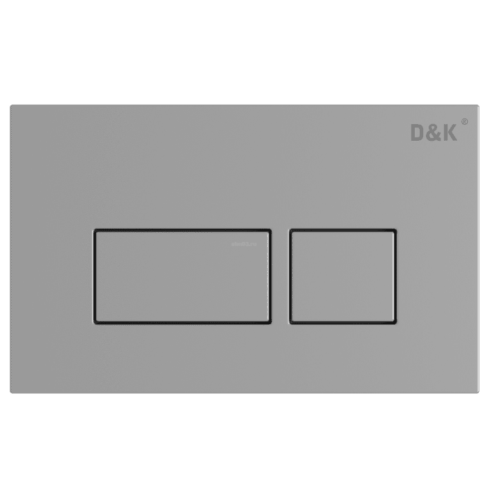 Система инсталляции D&K DS1431605 (4 в 1), унитаз белый, кнопка хром