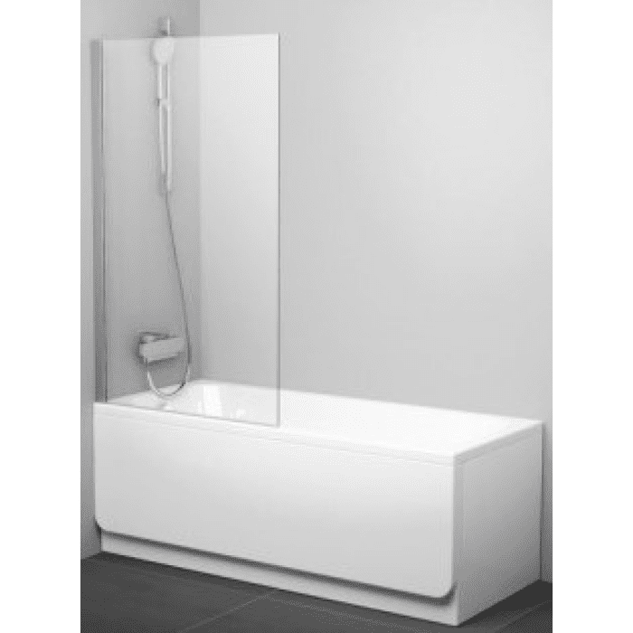 Штора на ванну стеклянная TRITON Соло-Квад 75х140