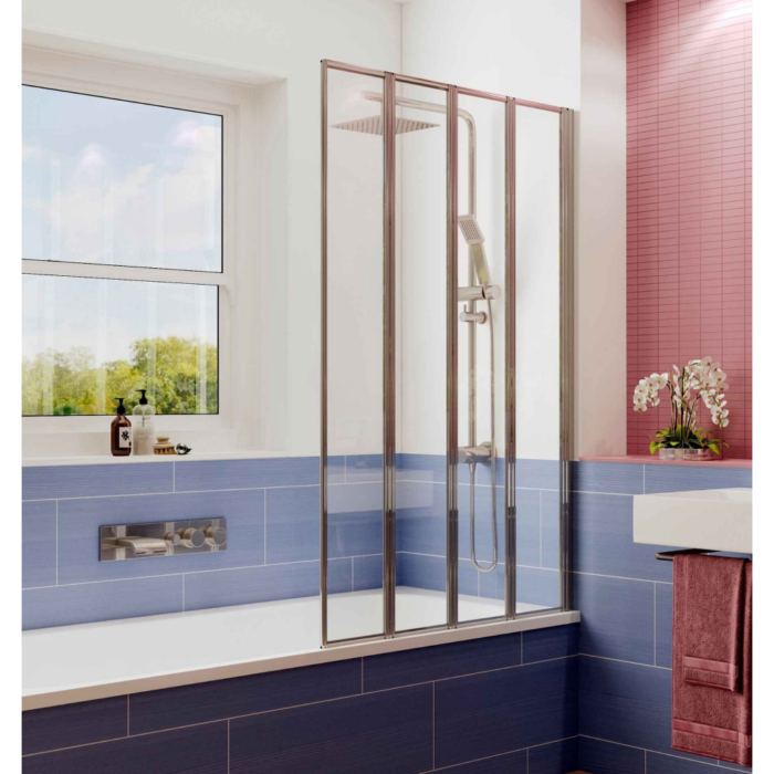 Штора на ванну стеклянная AMBASSADOR Bath Screens 120x140 16041112
