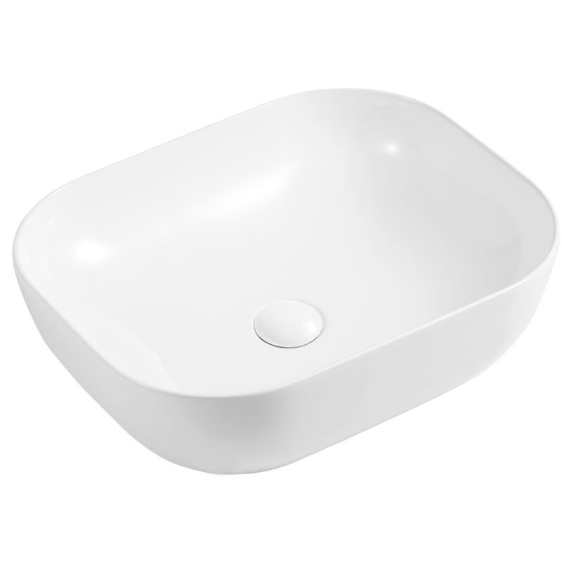 Раковина D&K Venice DT1020116 Овальная, накладная 49х39х15,5 Белая