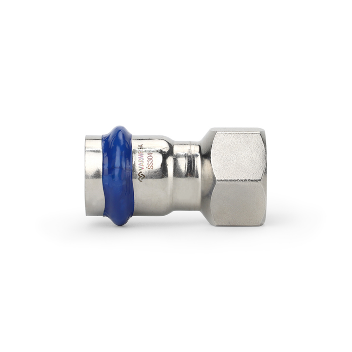 Муфта раструбная ВР 15×1/2" Varmega Inox Press VM705001504
