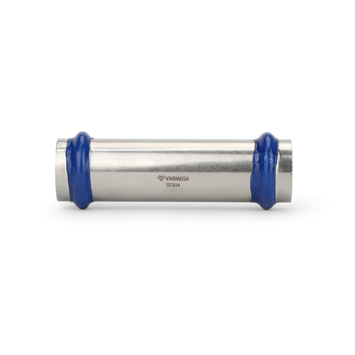 Муфта двухраструбная надвижная d15 Varmega Inox Press VM703001515