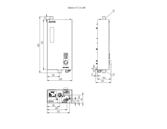 Котел электрический ZOTA Balance 6кВт V.2 ZB3468421006