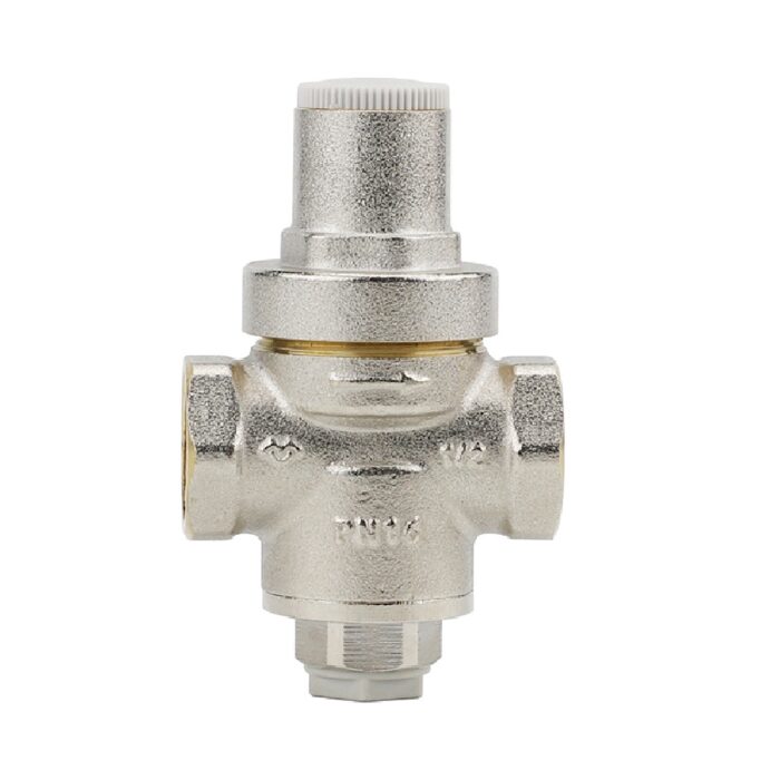 Регулятор давления Varmega 1/2" поршневой, с выходом для манометра VM12501