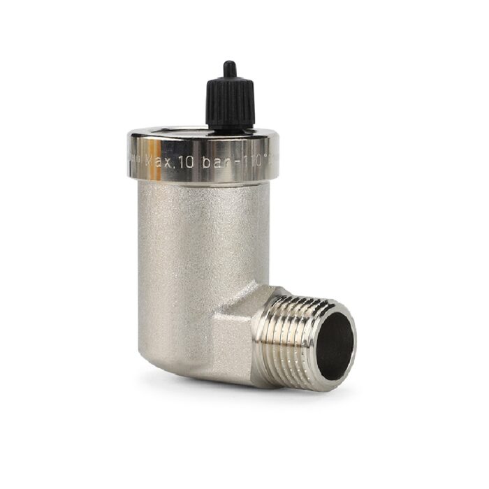 Воздухоотводчик автоматический Varmega 1/2" НР, угловой VM13101
