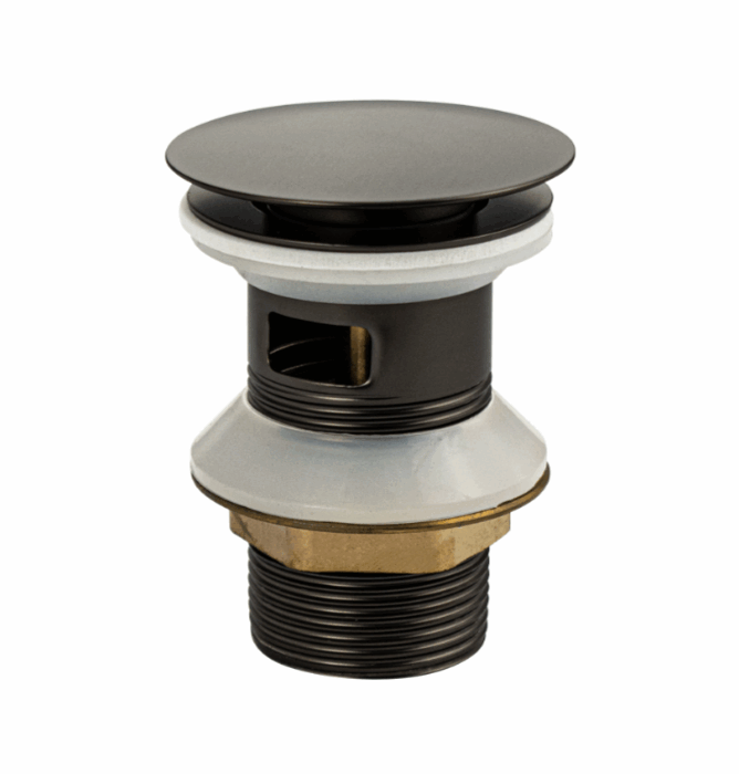 Донный клапан 1-1/4" автоматический (с переливом) Графит