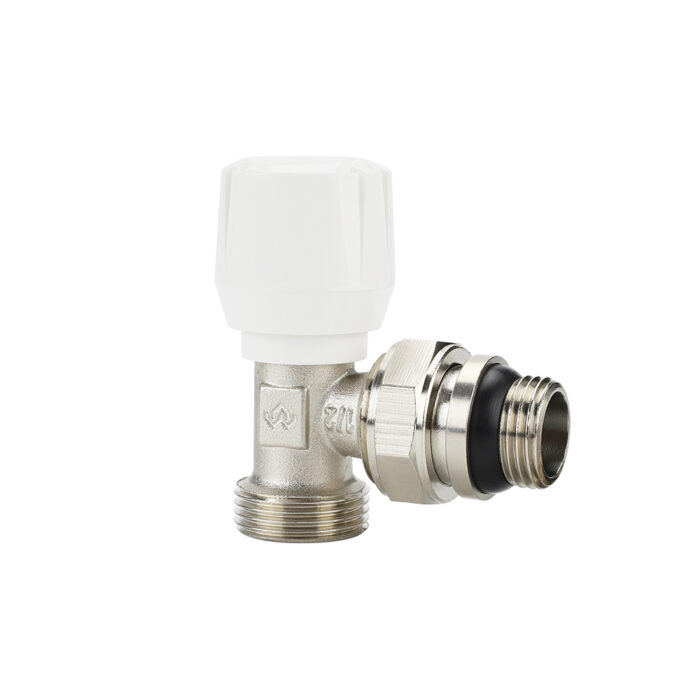 Вентиль ручной регулировки Varmega 1/2"x3/4"EK НР, угловой, VM10012