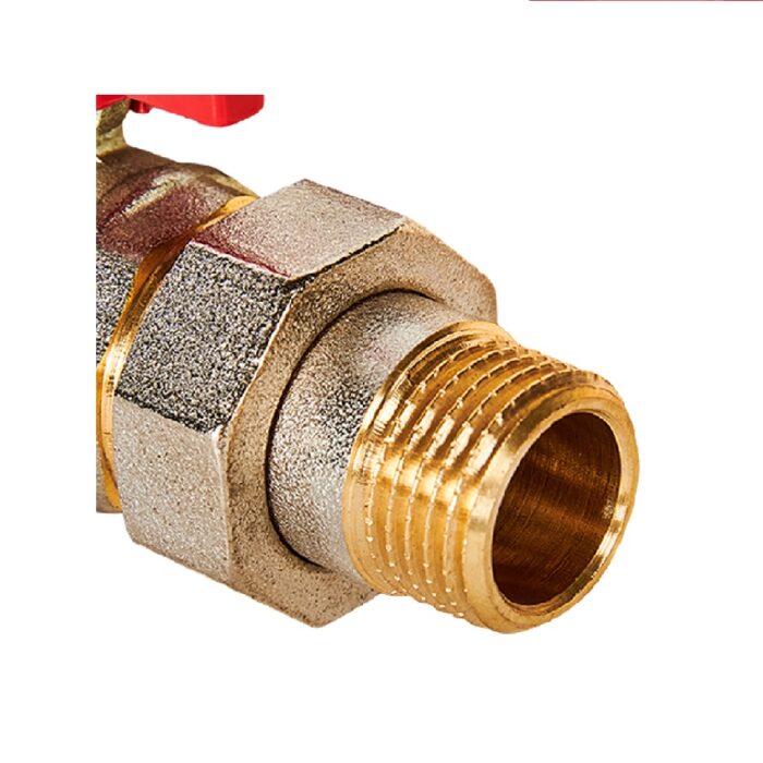 Кран шаровой с полусгоном (американка) Rommer d15 "бабочка"