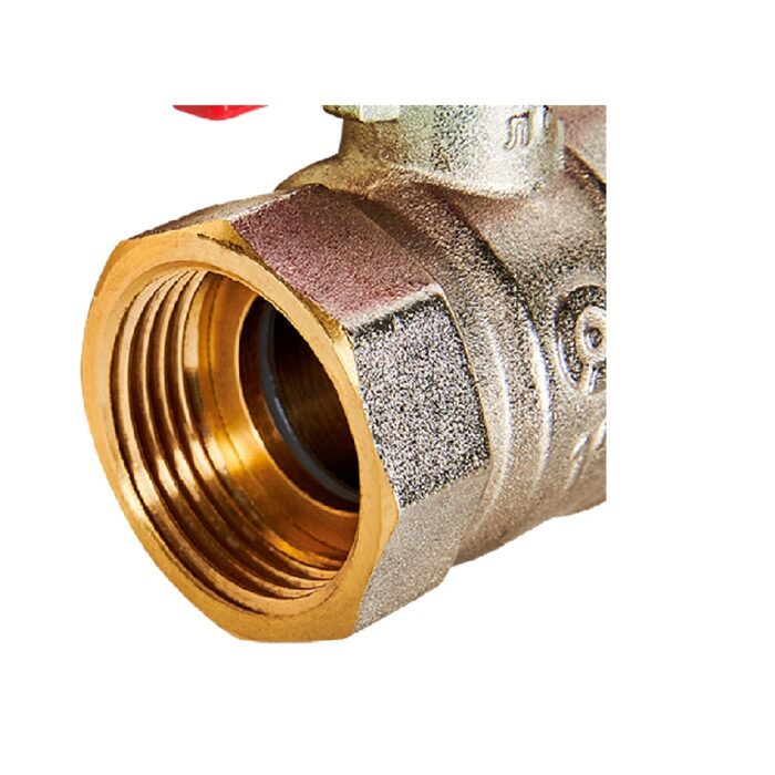 Кран шаровой с полусгоном (американка) Rommer d25 "бабочка"