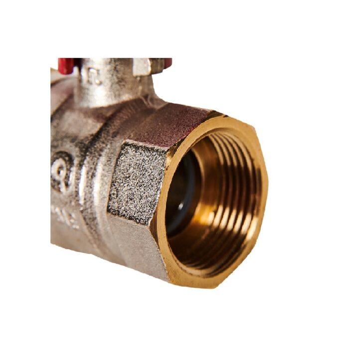Кран шаровой с полусгоном (американка) Rommer d20 "бабочка"