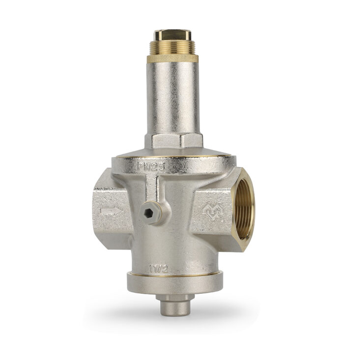 Регулятор давления Varmega 1-1/2", мембранный, с присоединением к манометру VM12805