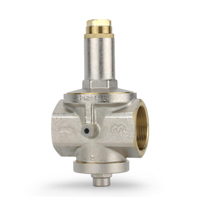 Регулятор давления Varmega 2", мембранный, с присоединением к манометру VM12806