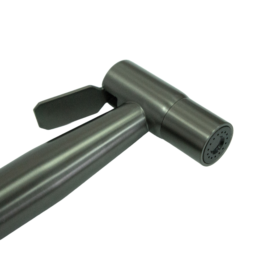 Смеситель с гигиеническим душем ТЕПЛОХОД 202454 Графит