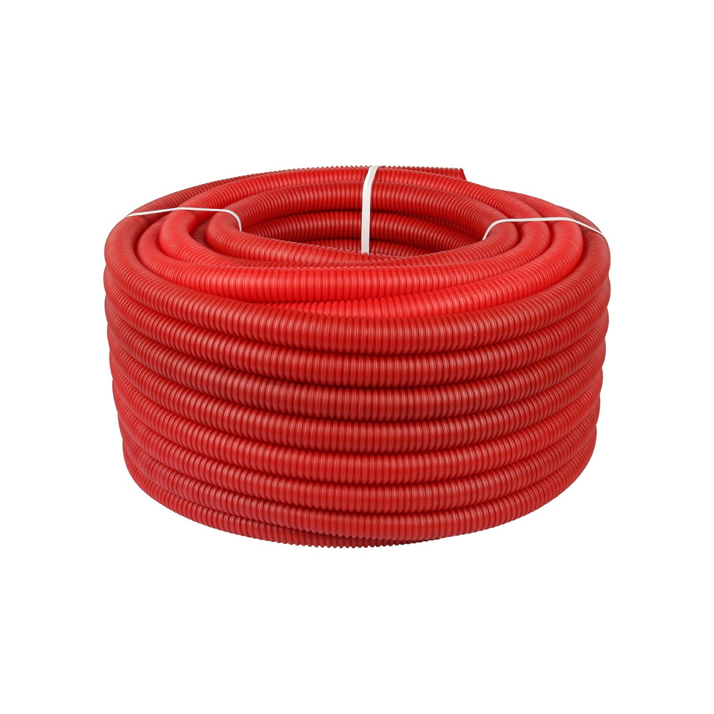 Труба гофрированная Varmega d23 (для труб d16) VM58111, красная (1 метр)