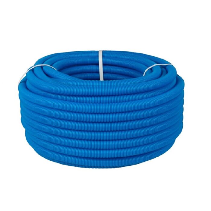 Труба гофрированная Varmega d23 (для труб d16) VM58011, синяя (1 метр)