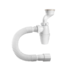 Сифон для писсуара с манжетами ORIO 1-1/4"х40 d40/46мм, с гибкой трубой 40-40/50 P-31009