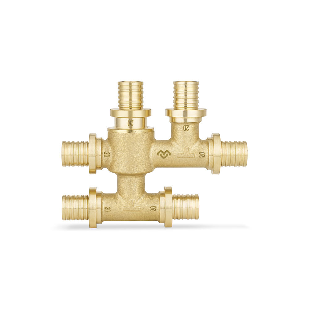 Узел распределительный Varmega Slide-fit 20×20×20 мм, аксиальный VM535202020